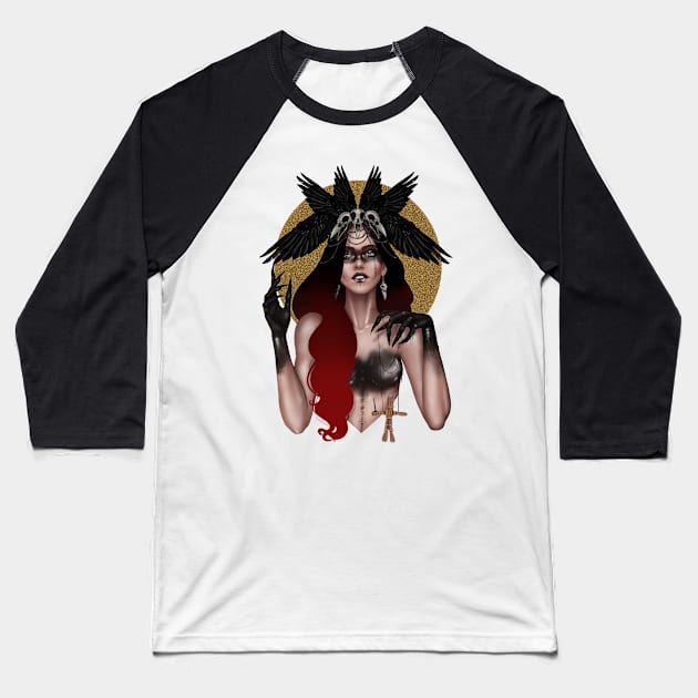 The Morrigan Baseball T-Shirt by From the sketch Up!